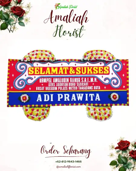 Papan Bunga Ucapan Selamat Klampitan